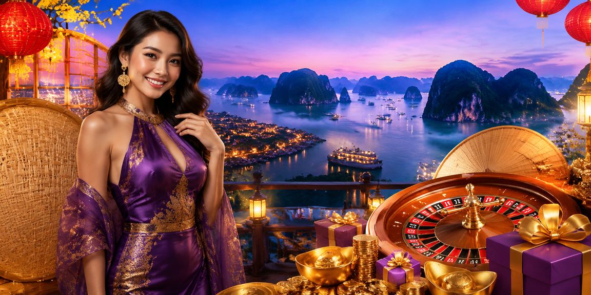 Phân tích trận đấu với khung cảnh vịnh Hạ Long đặc trưng của Việt Nam